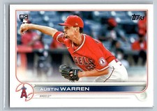 Austin Warren 2022 Topps BASEBALL #495 Los Angeles Angels RC