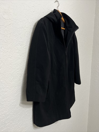Calvin Klein Women’s Black WinterCoat W/ Removable Hoodie Size XL RN#54163 - Picture 2 of 10