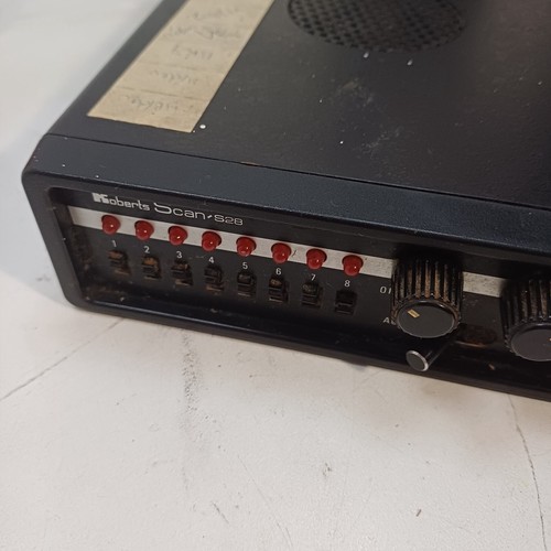 Roberts Scan /S28 VHF/FM Monitor Receiver Vintage Crystal Scanner Made in Japan - Zdjęcie 12 z 21