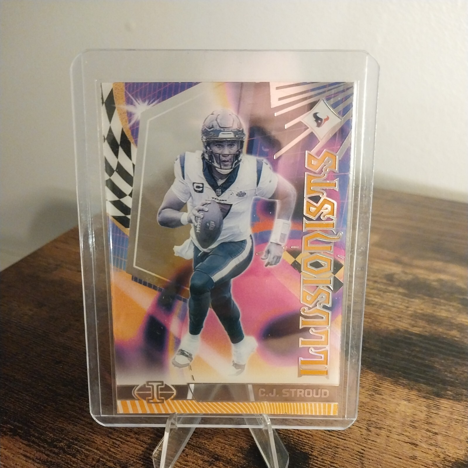 2023 Panini Illusions CJ Stroud Illusionists Orange #13 Texans