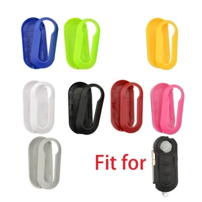 Key Shell Case Cover Replacement for Fiat 500 Abarth Punto Panda