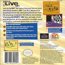 NBA Live 96 (Nintendo Game Boy, 1995)