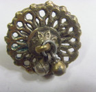 1800s antique Nomads tribal huge sunburst fertility bra ring 9.5 size 50226 — photo 1