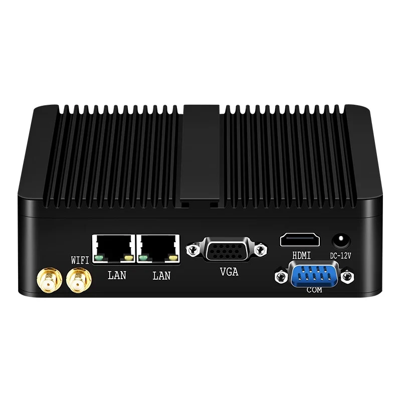 Fanless Mini PC Intel Celeron J1900 Quad-Cores 2.0GHz 2x RS232 2x LAN Industrial - Image 3 of 4