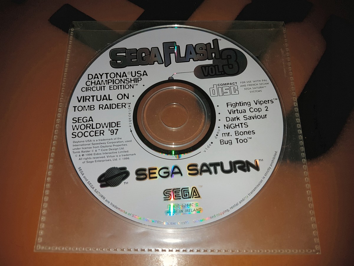 Sega Flash Volume 4 - Sega Saturn - PAL - DISQUE SEUL - Bon état