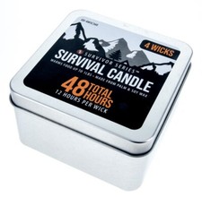 4-Wick 48 Hour Survival Candle