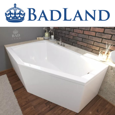 Eckbadewanne 160x90 Badewanne R/L Eckwanne Acryl  Schürze Füße Ablauf +GRATIS!