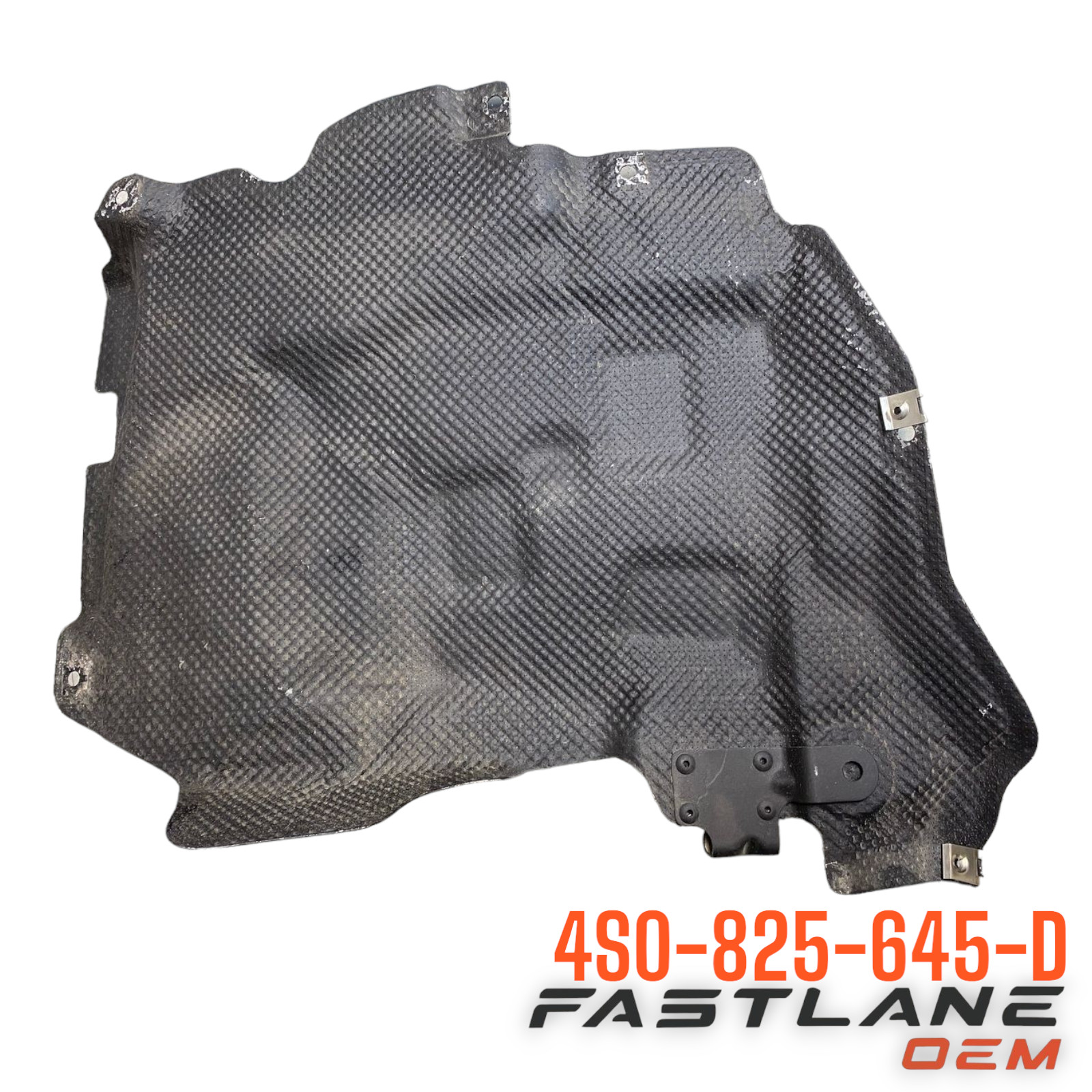 2016-2018 AUDI R8 COUPE/SPYDER LEFT REAR PROT PLATE OEM 4S0-825-645-D