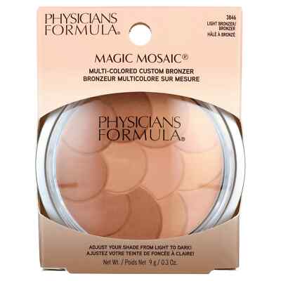 Physicians Formula Magic Mosaic Multi-Colored Custom Bronzer, 3846 Light Bronzer