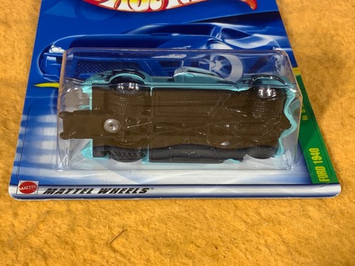 O9-44 HOT WHEELS TREASURE HUNT - 1940 FORD PICKUP TRUCK - 2002 - #009 - NIB - Picture 7 of 11