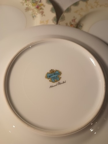 Meito, Japan, Dalton Pattern, Set of 5 Hand Painted Bread & Butter Plates 6.5" - Picture 5 of 5