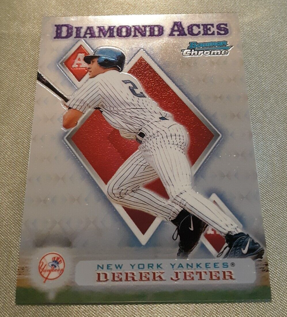 1999 Bowman Chrome DEREK JETER Diamond Aces Card #DA13 NEW YORK