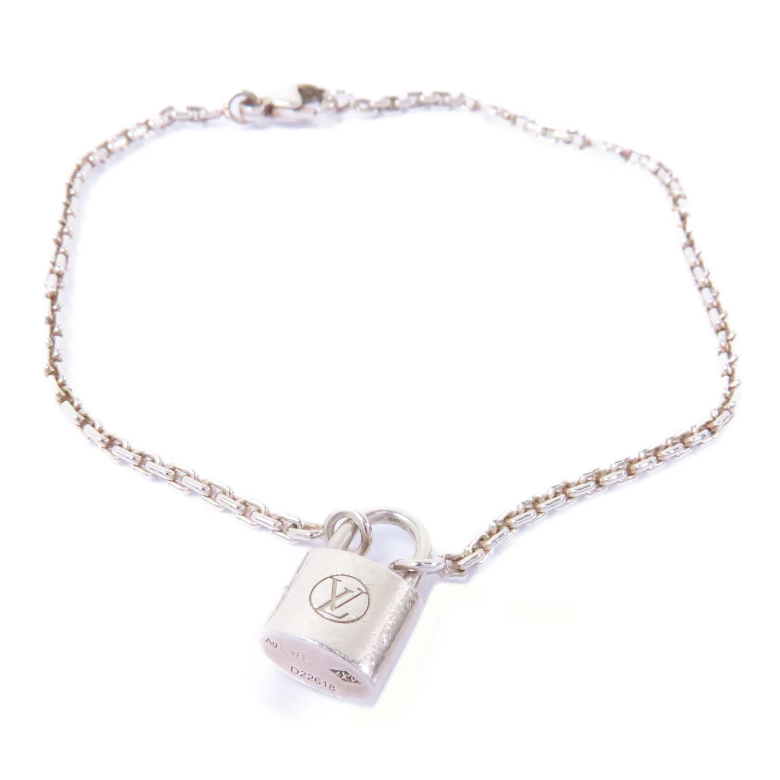 LOUIS VUITTON（LV） Bracciale LOUIS VUITTON LV Lockit in argento sterling 925