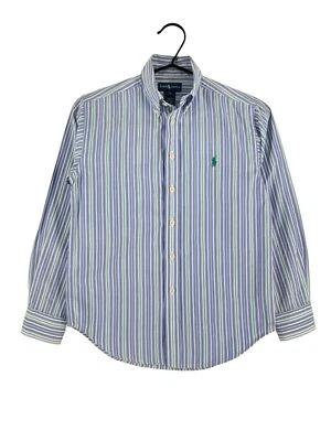 RALPH LAUREN Gestreiftes Hemd Lässig Formal Jungen Größe 10 J. - Bild 1 von 4