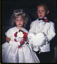 Children at wedding - Stereo Realist Slide by Norman E. Miller #250