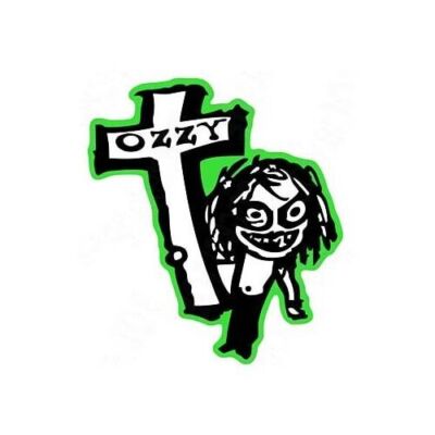 Ozzy Osbourne Stickers band vintage rock metal trendy anime cute nerd art Decal