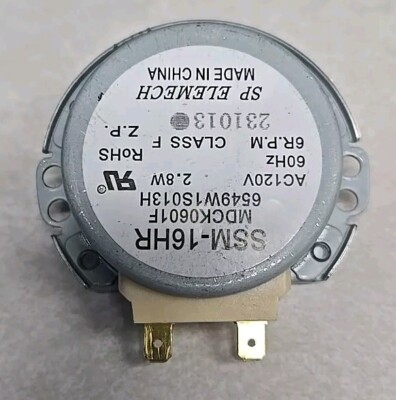 BRAND NEW LG MVEL2033F SSM-16HR Microwave Turntable Motor