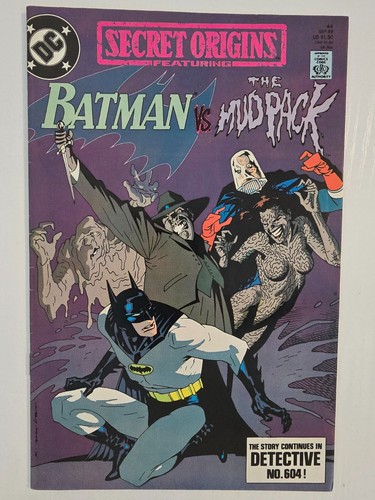 SECRET ORIGINS #44 DC COMICS 1989 BATMAN VS THE MUD PACK - Bild 1 von 2