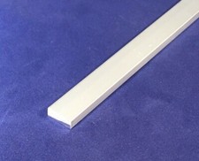 Aluminium Flat Bar Silver Anodised 12.7mm x 4.76mm x 1960mm