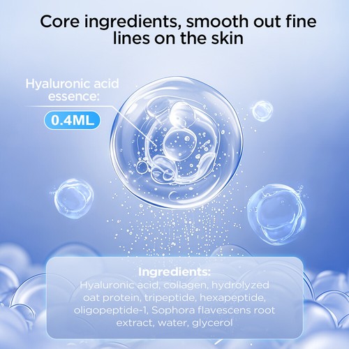 Hyaluronic Acid Micro-needle Eye Patch Anti-aging Wrinkle Fine Line Removal Mask - Picture 14 of 20
