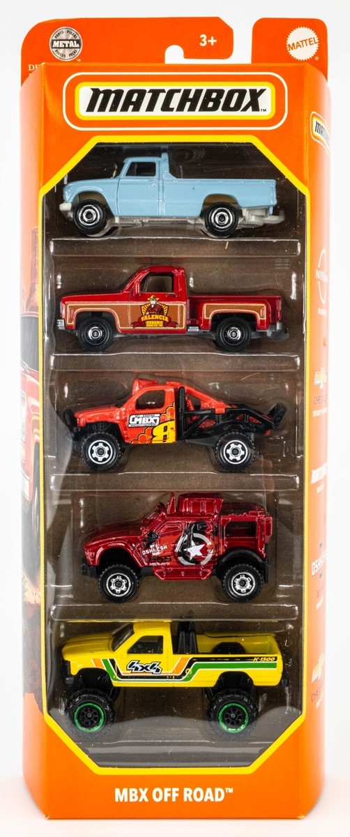 2024 Matchbox MBX Off Road 5-Pack | Nissan | Chevy Stepside