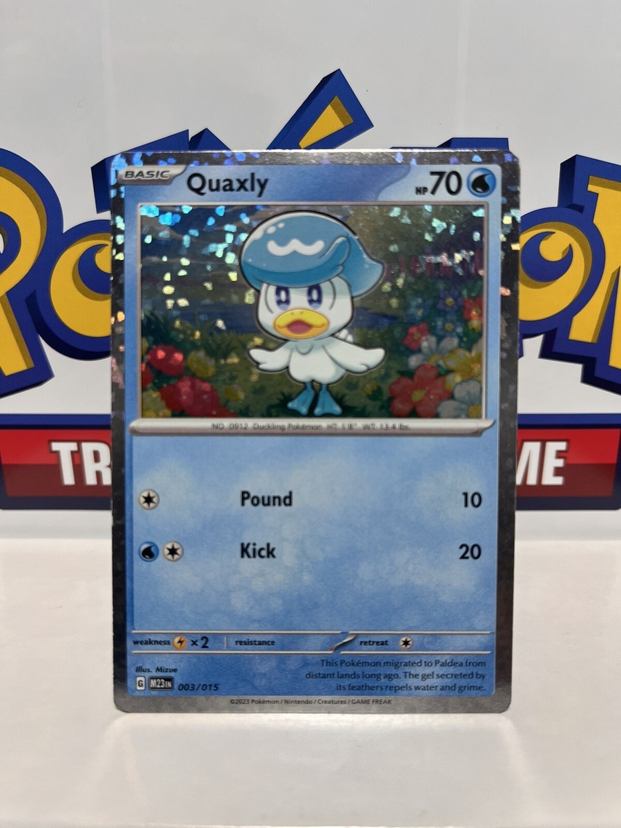 quaxly pokemon card mcdonalds Pokémon TCG McDonalds 2023 Quaxly 003/015 Holo