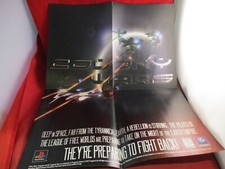 Colony Wars Playstation 1 PS1 Foldable Promo Poster ONLY