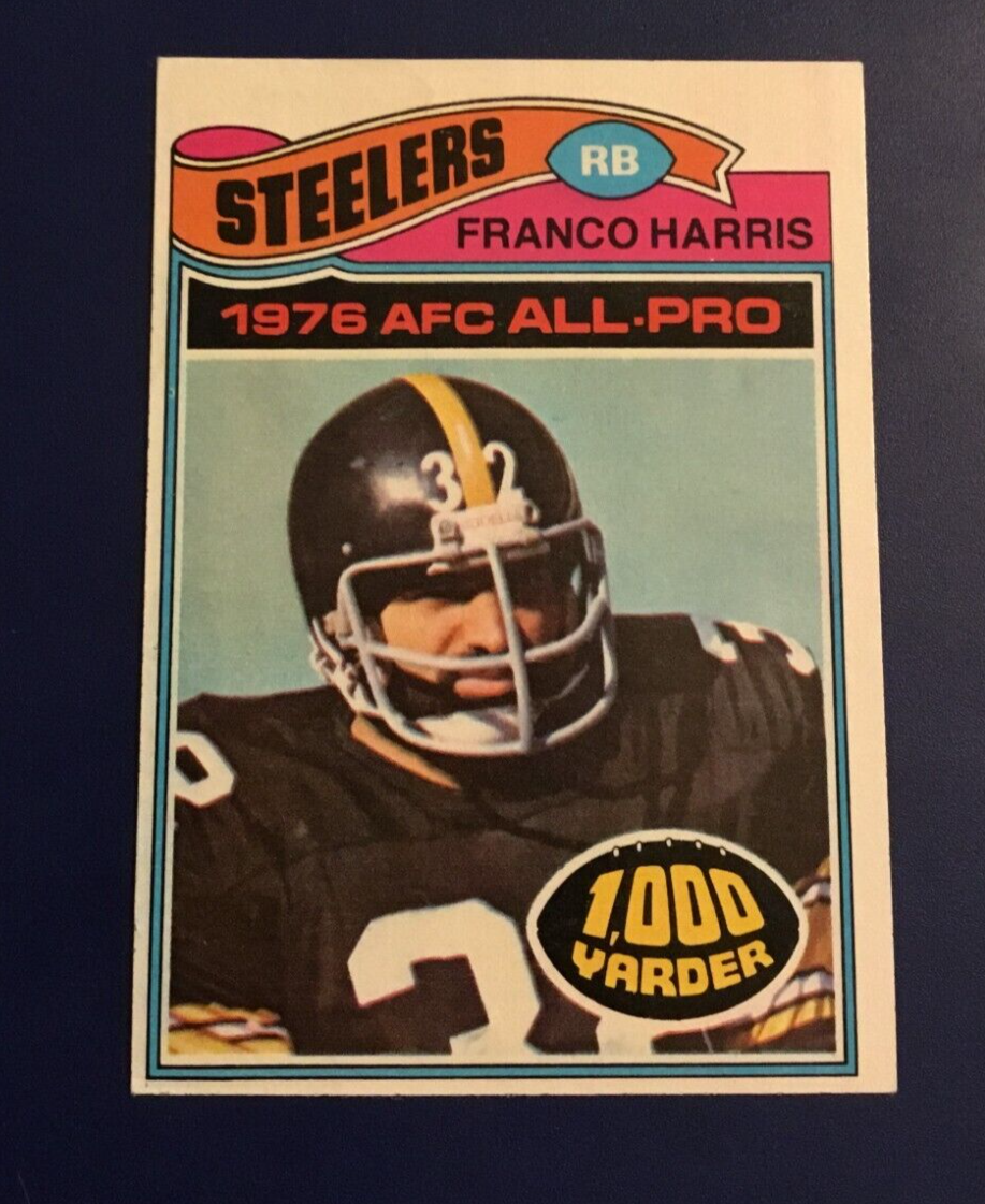 1977 Topps #300 FRANCO HARRIS 1000 Yarder 1976 All Pro Pittsburgh
