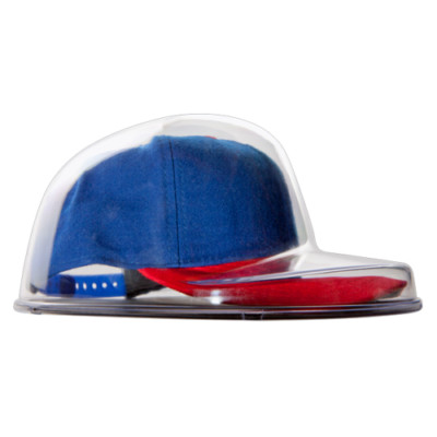 BallQube Cap'It - Baseball Cap Holder Hat Display Case  - UV Block   Made In USA