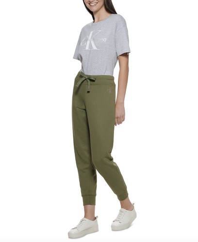 Calvin Klein Jeans Damen Jogginghose mit Kordelzug Bonsai Mid Rise Größe XL - Bild 2 von 4