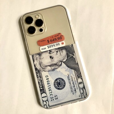 iphone 12 pro max case 20 Dollar Bill Case