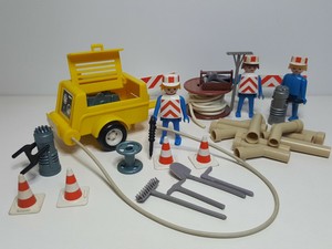 playmobil obrero construccion