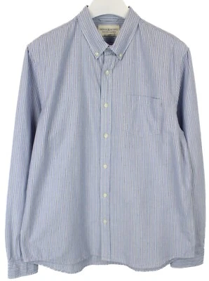 Ralph Lauren Denim & Supply Shirt Herren XL Knöpfe Nadelstreifen Tasche - Bild 1 von 4