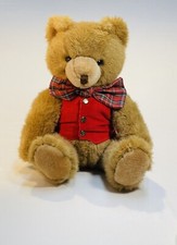 Vintage Schmid Musical Teddy Bear Plush Wind Up 1984 Gordon Fraser jointed