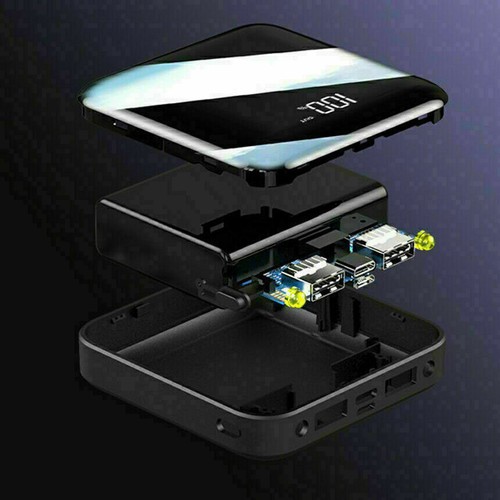 Banco de alimentación de 20000 mAh carga rápida 2 USB portátil cargador de batería externo de respaldo - Imagen 3 de 15
