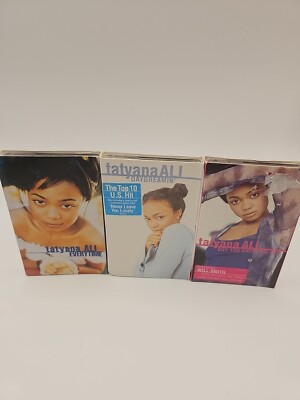 Tatyana Ali  Cassette Tape Single Bundle Inc Boy You Knock Me Out Ft Will Smith