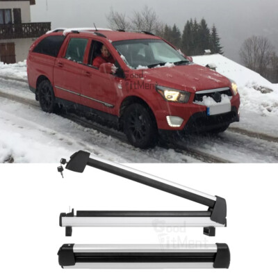 For Ssang Yong Rexton Car Roof Racks Carriers Snow Ski Snowboard Mount Clips 2X