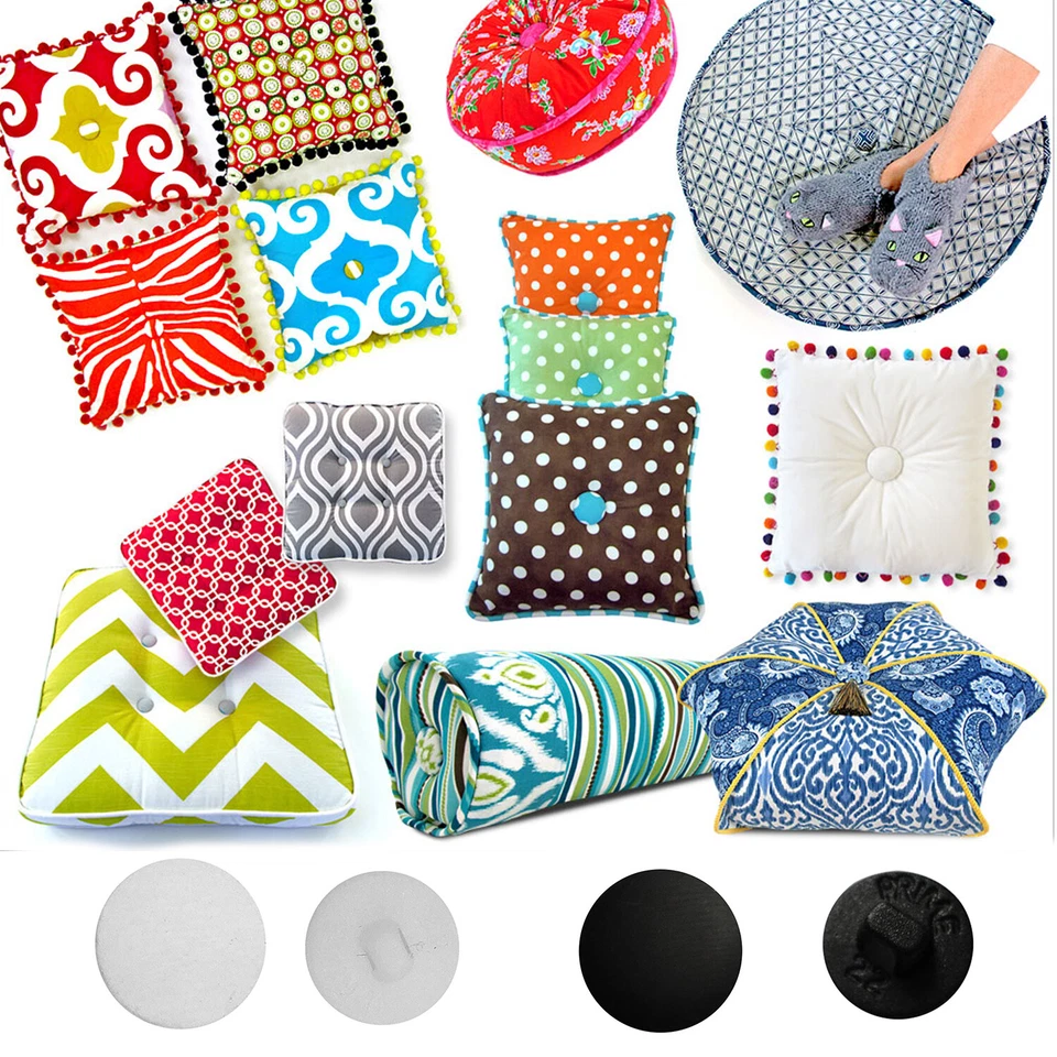 Aluminium Self-Cover Buttons with Plastic Back Sewing Crafts DIY 50/100 Sets - Image 4 of 4