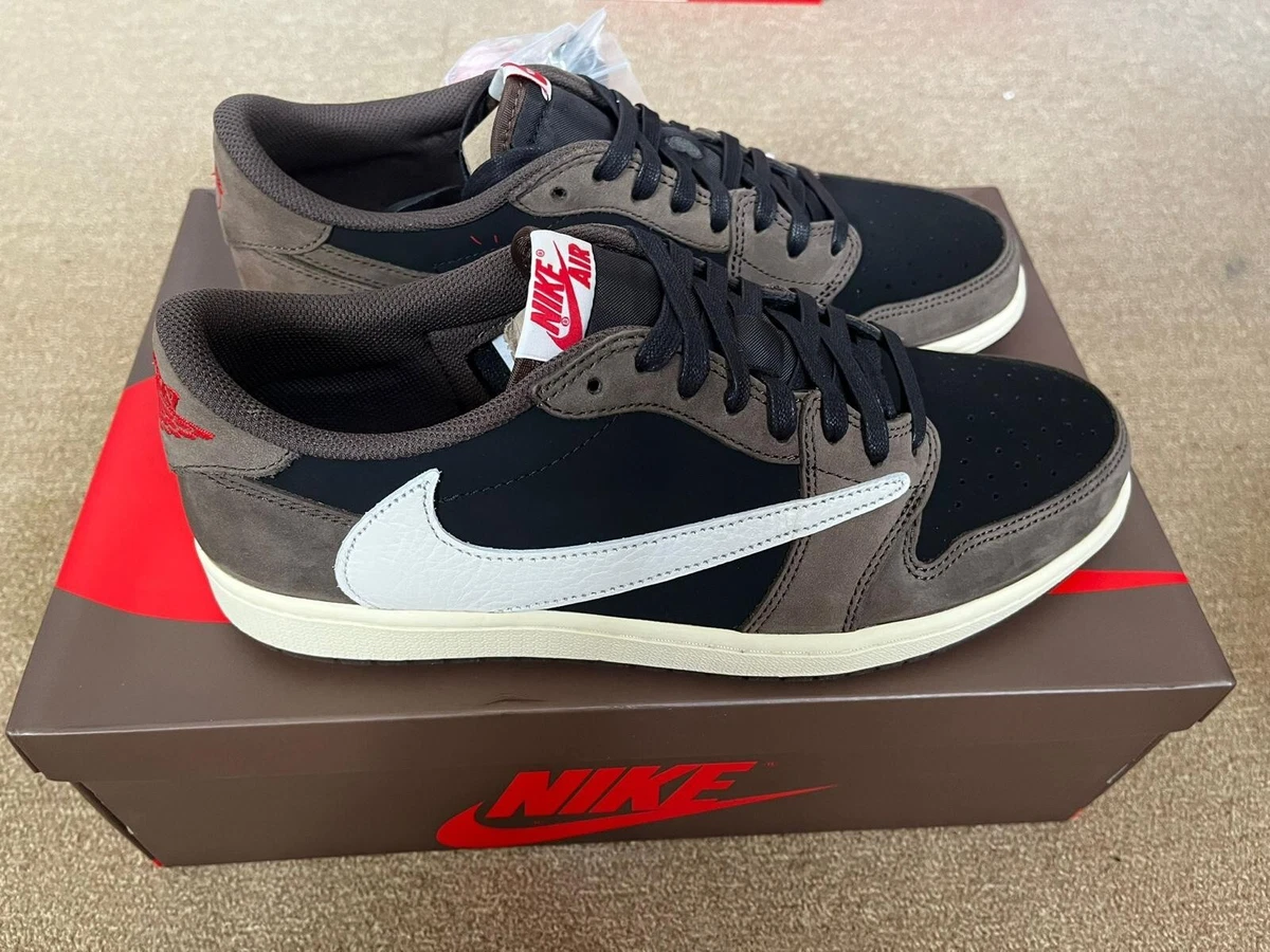 Nike Air Jordan 1 Low OG Retro SP x Travis Scott Mocha Black US 11 UK 10 45 Hi