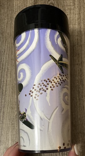 Starbucks Coffee Bean Bomber Vtg Tumbler Commuter Cup ThermoServ USA 16oz 1997 - Picture 4 of 9