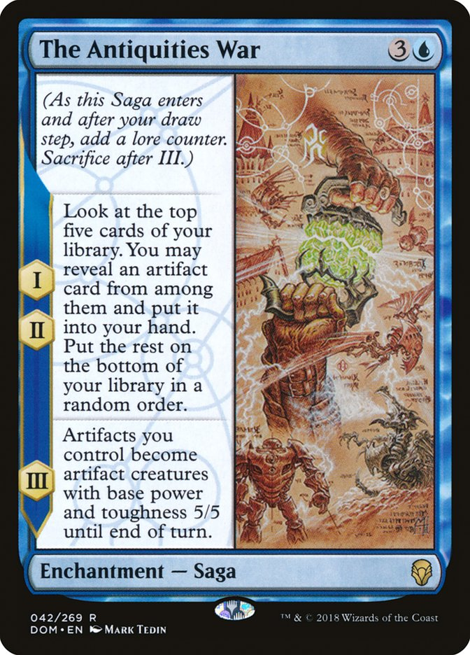 Unctus, Grand Metatect | Urza, Lord High Artificer | Mind Over Matter (and one other card