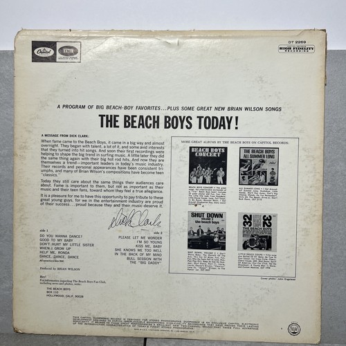 The Beach Boys, The Beach Boys Today! Vinyl 1965, DT2269 Scranton Pressing✅(147) - Picture 2 of 5