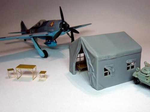 Juego para el interior de la tienda. Tipo 1 Detalles Metálicos MD7209 Escala Kit 1:72 - Imagen 12 de 24