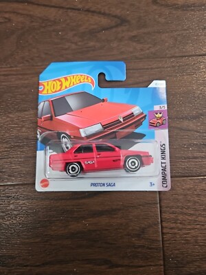 Hot Wheels Proton Saga Red HW Compact Hatches Combined postage New 