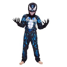 Kids Black Spider Costume Superhero Unisex Bodysuit Halloween Cosplay Party