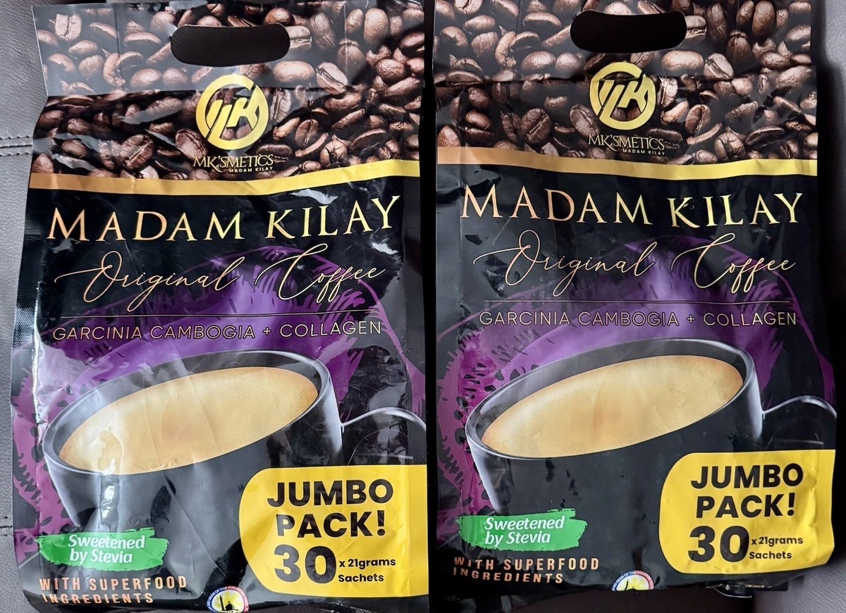 2 Packs JUMBO Pack Madam Kilay Original coffee 60 Sachets | eBay