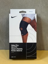 NIke Pro Open Rotella 3.0 Manga Rodillera Deportes al Aire Libre Protección NUEVO CON ETIQUETAS DA7070-010