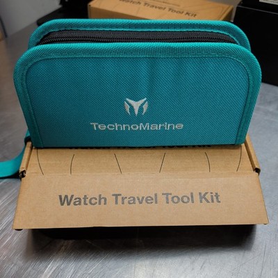      TechnoMarine TM-TK-003 Watch Travel Tool Kit (Teal) Brand New 