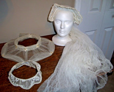 Set of 3 Vintage Wedding Head Pieces For Wedding Veils Hat