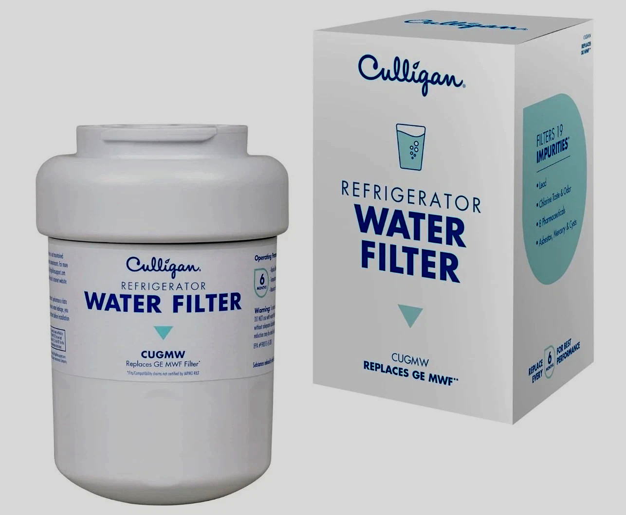 Culligan CUGMW Refrigerator Water Filter-Replacement for GE 